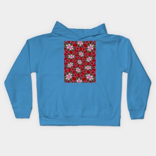 Purple Flower Bud Pattern Kids Hoodie